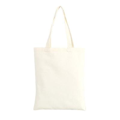 China Organic Eco Friendly Reusable Shopping Canvas Handled Tote Bag With Design Your Own Logo Plain Grocery White Cotton for sale