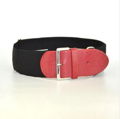 China Pin buckle woman elastic belt pin the new double buckle casual wide belt fashion belt bg-394 for sale