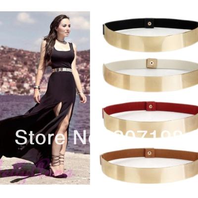 China Summer Style Women's Elastic Belt 5 Color Option Metal Belt Leisure Durable Waistband Shape Cinto Feminino Belt bg-023 for sale