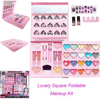 China My First Make Up Kit Makeup Set Washable Makeup for Girls These Makeup Toys for Girls Include All Your Princess Needs To Play 34*33.5*5cm for sale