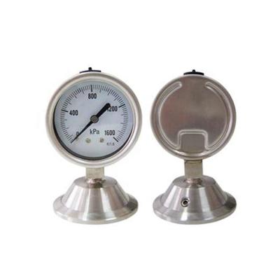 China All Stainless Steel Sanitary Diaphragm Seal Sanitary Pressure Gauge SPG Series for sale