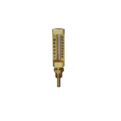 China High Quality Right Angle V Shape Industrial Glass Thermometer VST Series for sale