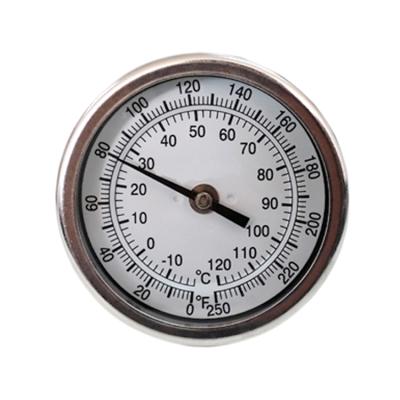 China High Quality Industrial Stainless Steel Bimetal Thermometer Industrial Gauge for sale