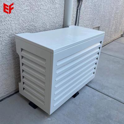 China Home Factory Direct Outdoor Aluminum AC Unit Canopy Air Conditioner Cover For Residential Building Apartment for sale