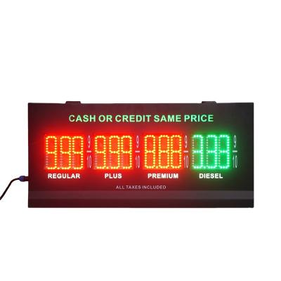 China Gas Price Switch Newest LED Pump Display Gas Price Switch Topper For Gasoline Pump Station for sale