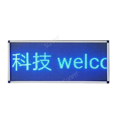 China Custom LED Full Color Semi Outdoor Scrolling Message Board Advertising With WIFI Or Software for sale