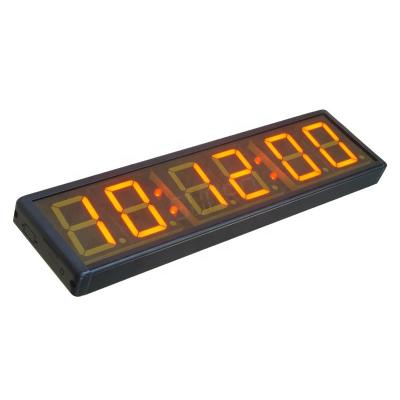 China Custom 7 Segment Digit Display Multifunction Wall Clock LED Digital Timer Clock for sale