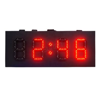 China Popular Outdoor Clock Big Outdoor Digital Clock Led Digital Display And Lead Time And Temperature Signs From Shenzhen Factory for sale