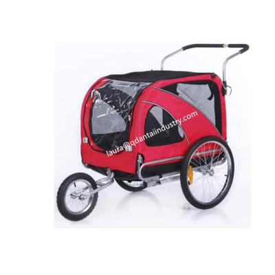 China 2022 New Style Small Animals Child Bike Trailer Pets Dog Cat Bicycle Trailer Stroller Carrier for sale