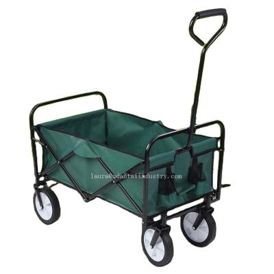 China Foldable Outdoor Garden Easy-Transport Pull Along Wagon Trailer Hand Cart Transport Cart for sale