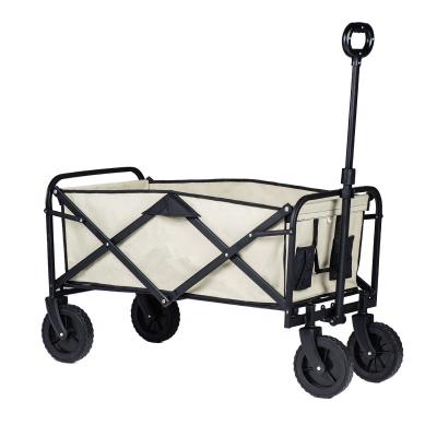 China Durable Supermarket Storage Wheels Push Beach Foldable Tool Trolley Luggage Trolley Hand Carts Shopping Trolley for sale