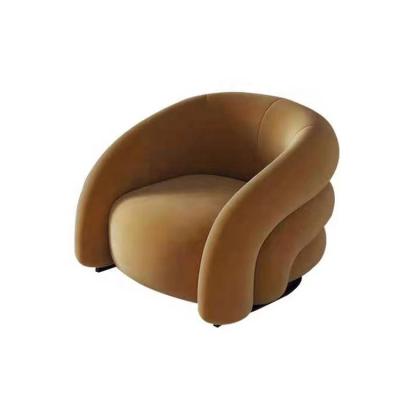 China Hot Selling Brown Storage Lounger Leisure Fabric Armchair With Low Price for sale