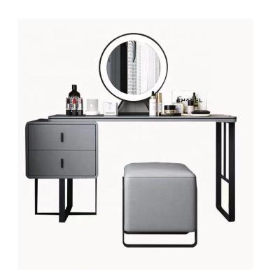 China (Other) Adjustable Vanity Set with Lighted Mirror, Makeup Vanity Dresser Dresser Desk for Bedroom for sale