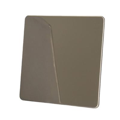 China Hotel 201 304 316 316l 904 904l 0.3-3.0mm Anti Finger 4x8 8k Mirror Champage Stainless Steel Sheet for sale