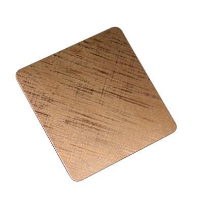 China Antique Hotel Stainless Steel Sheet Etching Gold Color Decorative Home Stainless Steel Plate for sale