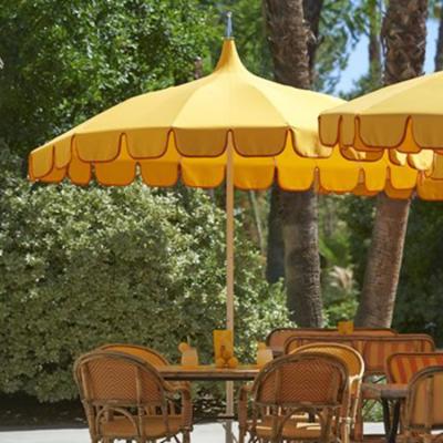 China New Waterproof Design Customize Outdoor Sun Protection Beach Umbrella Paraguas Paraguas Large Folding Pagoda for sale