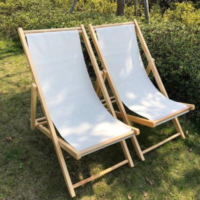 China Australia USA Manufacturer Waterproof Adjustable Luxury Folding Wooden Beach Garden Lawn Chairs for sale