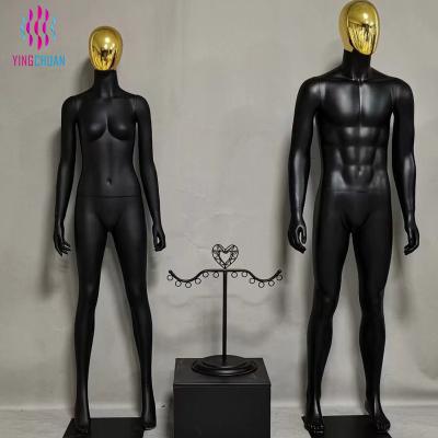 China Mannequin Window Plus Size Fashion Couples Male Female Mannequin Display For Sale for sale