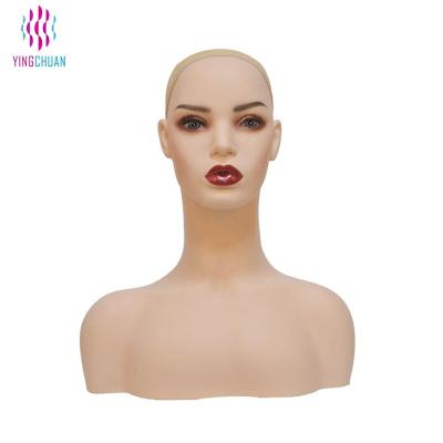 China Head Manikin Wholesale New Arrival Realistic Female Mannequin Head for sale