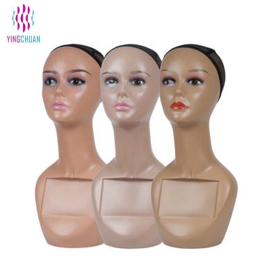 China Female Mannequin Head Makeup Jewelry Display Wig Mannequin Heads for sale