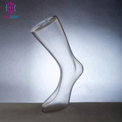 China Customized Design Male Foot Socks Leg Mannequin For Window Display for sale