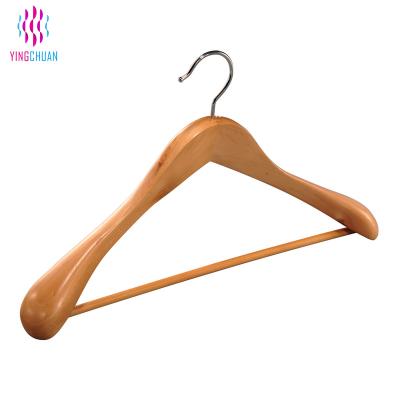 China Non slip sustainable hangers for wooden fabrics for sale