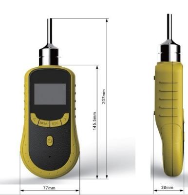 China Portable de aire ambiente que bombea el detector de gas de 0-1000ppm CO en venta