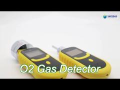 pumping 0-100%vol o2 gas detector portable oxygen gas purity tester with atex ce