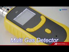 portable particle counter pm2.5 pm10 6 channel 1000µg/m3 with high accuracy