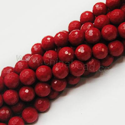 China Shell Red Coral Beads Stone Wholesale Semi Precious Gemstone Red Coral Price for sale