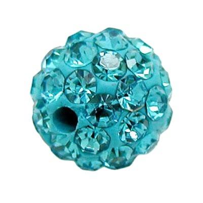 China Jewelry Bracelets Necklaces Making Bline Bline Customized Designs Colors Clay Clothes Bags Shoes Decoraction 10mm Pave Round Rhinestone Beads For Jewelry Bracelets Neckalces Making for sale