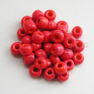 China Opaque Crystal Popular Chinese Glass Bead Seed Beads For Bracelet Making for sale