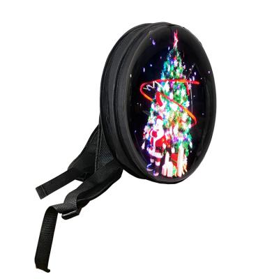 China High Resolution HD 3D Fan 32CM Hologram Hologram Backpack Rechargeable Fan For Advertising HD-F32 BP S1 101 for sale