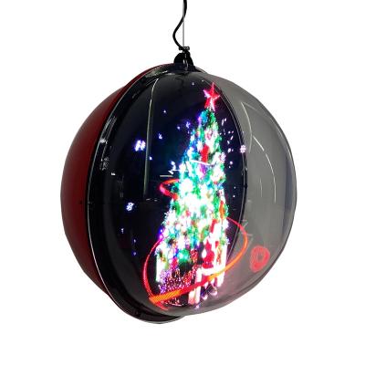 China Advertising Factory Wholesale 3D Advertising Hologram Display / Led Fan Christmas Ball for sale