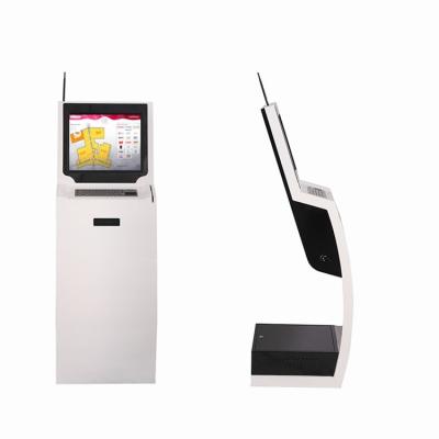 China Indoor Manufacturer Cheap Banking Metal Free Standing Keyboard Payment Kiosk Information Kiosk With Metal Keyboard And Printer for sale