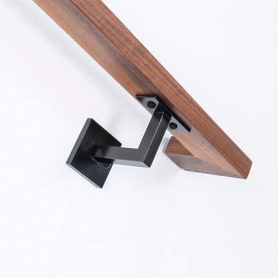 China For mounting to wooden railings or steel railings. Modern Steel Stair Rail Minimal Metal Railing Bracket for sale