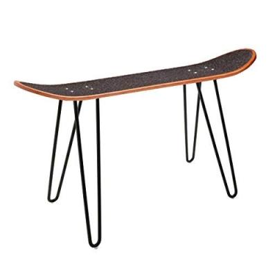 China Easy Setup Home 17 Inch Solid Cafe Set Of 2 Skateboard Hairpin Iron Legs Table Legs for sale