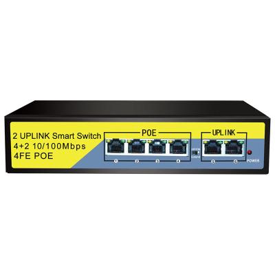 China Factory Price POE 6 Port Network POE Switch For IP Camera for sale