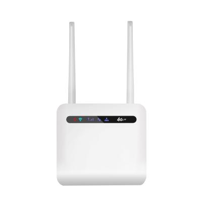 China 4g 300Mbps 4G indoor CPE router 4G wifi SIM card router with RJ11 port voip for sale