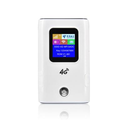 China MINI WIFI mobile sim card 150mbps portable wifi hotspot with 6000mAh power mini 4g Lte WiFi router from bank for sale