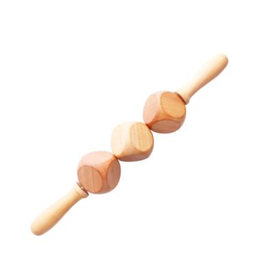 China For commercial & Home Use Wooden Head Massage Body Massager Therapy Release Guasha Muscle Pain for sale