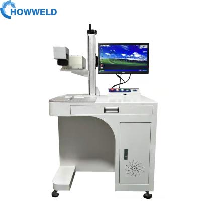 China VISION SYSTEM IPG Laser Marking Machine For Stainless Steel Aluminum Copper Titanium for sale