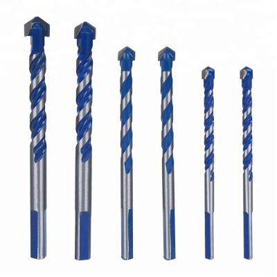 China Blue Tile 6-Piece Multi-construction Granite Carbide Tip Hammer Drill Bit Set for sale