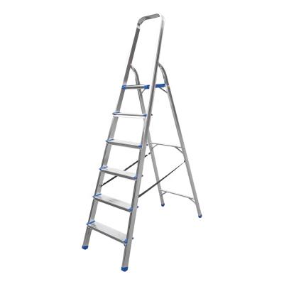 China Multi Lightweight Flexible Folding Ladders 3-8 Steps Household Aluminum Folding Step Ladder for sale