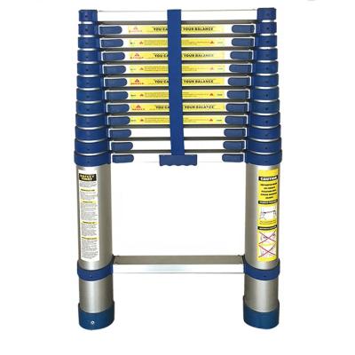 China Aluminum Telescopic Folding Ladders 3.8m Step Ladder With EN131 Approval for sale