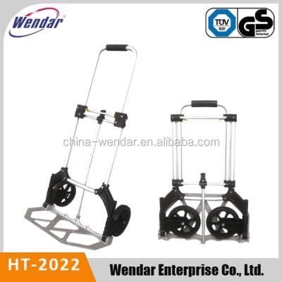 China Folding Aluminum Tools Hand Truck 70kgs Load Capacity Hand Cart for sale