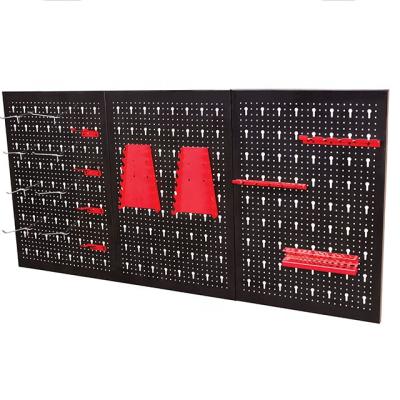 China Tools Storage Pegboard Panel Metal Hanging Rack For Tools Display for sale