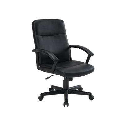 China 2022 NEW Swivel Director Black Pu Office Chair Boss Chair Executive Office Furniture Rotating Chair for sale