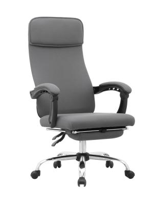 China Ergonomic Executive Office Chair High Back (Height) Adjustable Furniture Luxury Manager Office Chair With Footrest for sale