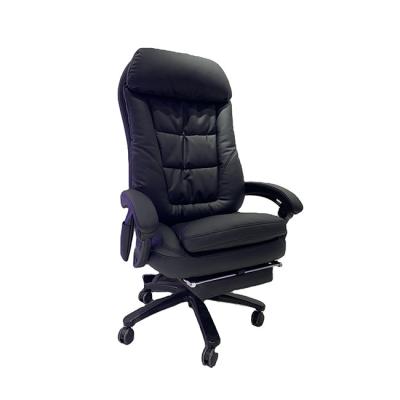 China High Quality Office Chair PU Swivel Office Chair Leather Recumbent Massage Office Chair Boss Chair With Footrest for sale